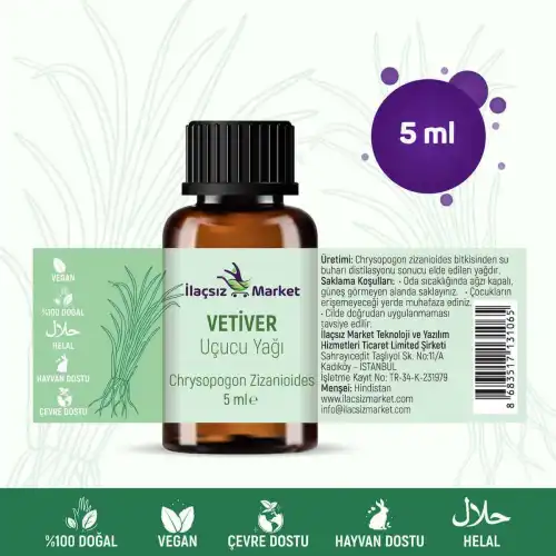 Vetiver Yağı / 5 ml (Tıbbi)