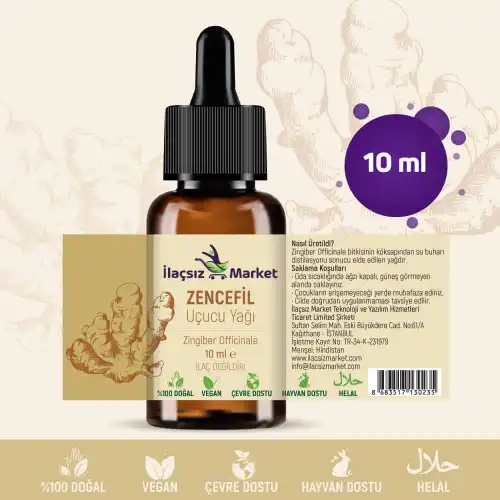 Zencefil Yağı / 10 ml (Tıbbi)