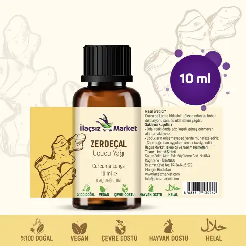 Zerdeçal Yağı / 10 ml (Tıbbi)