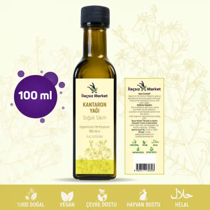 Kantaron Yağı / 100 ml. (Kırmızı)