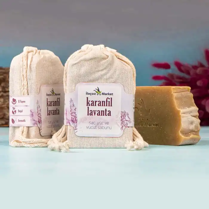 Karanfil - Lavanta Sabunu (Bitkisel Katı Şampuan) / 120 gr.