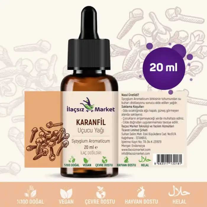 Karanfil Tomurcuk Yağı / 10 ml (Tıbbi)