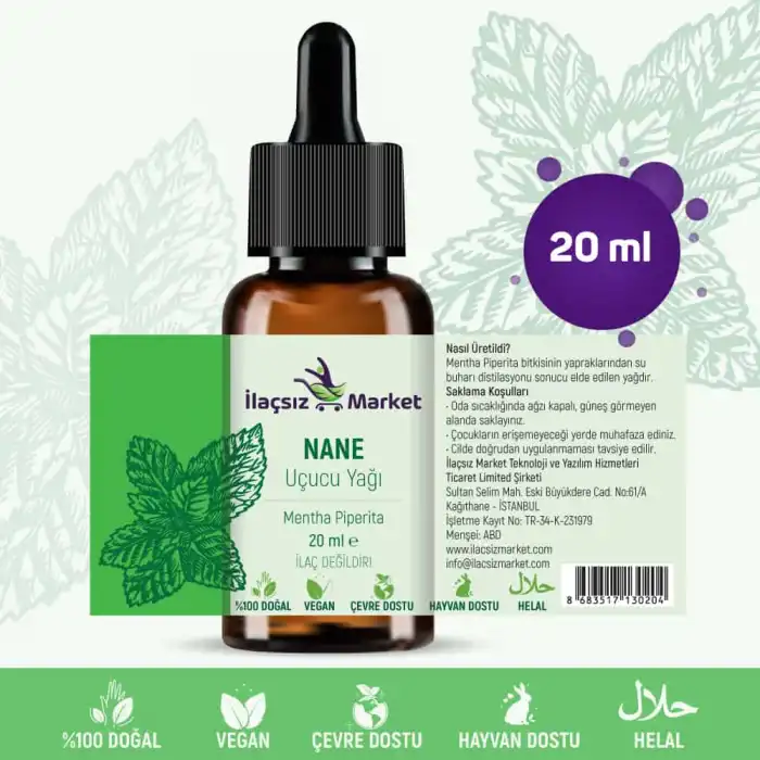 Nane Yağı / 10 ml (Tıbbi)