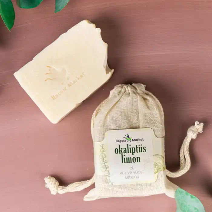 Okaliptüs - Limon Sabunu (Bitkisel Katı Şampuan) / 120 gr.