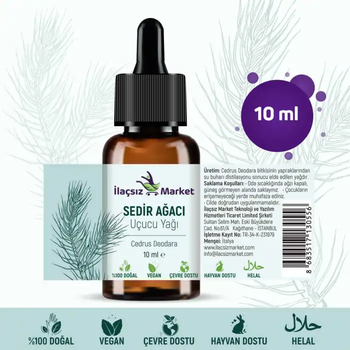 Sedir Ağacı Yağı / 10 ml (Tıbbi)