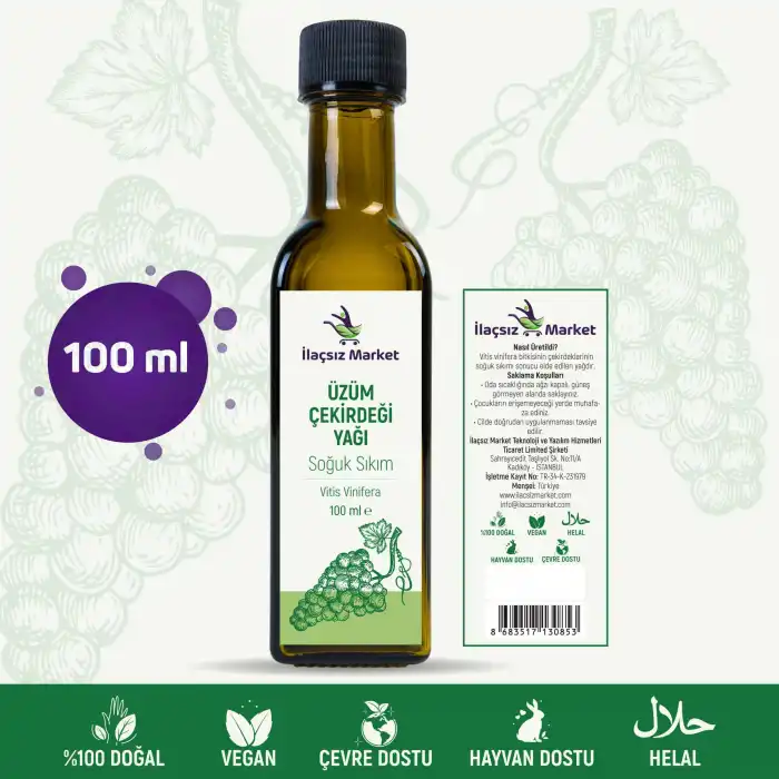 Üzüm Çekirdeği Yağı / 100 ml