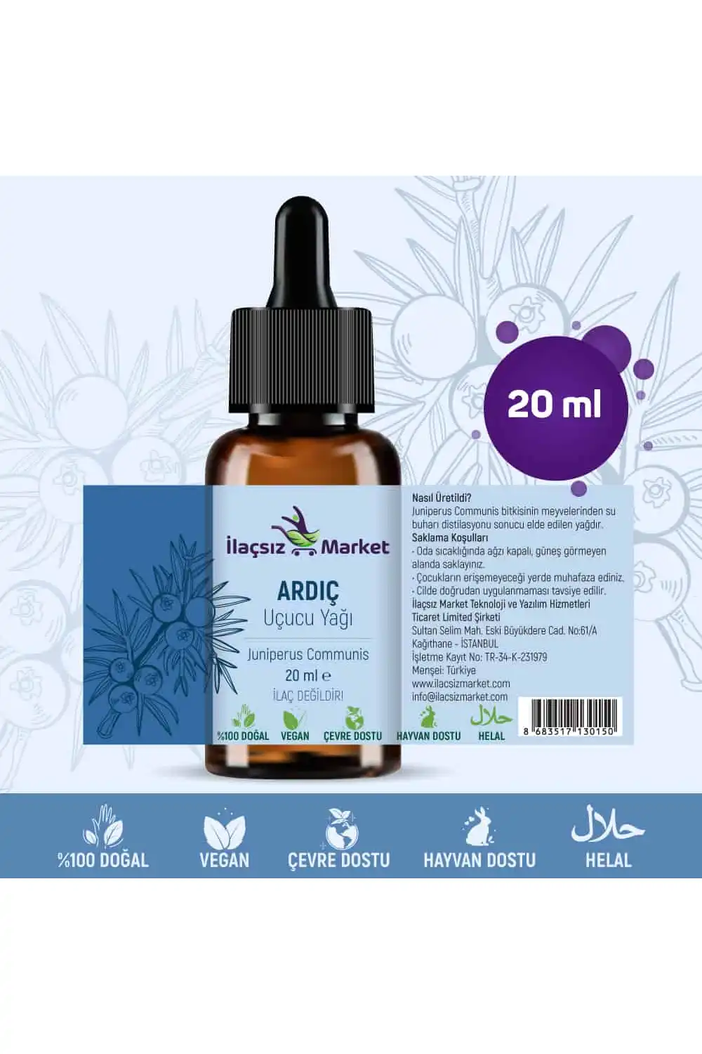 Ardıç Yağı / 10 ml (Tıbbi)