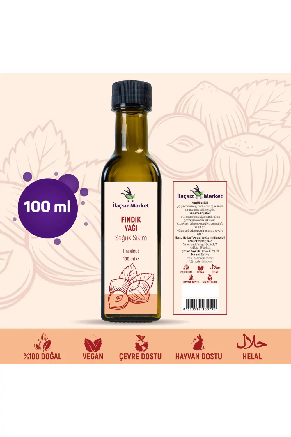 Fındık Yağı / 100 ml