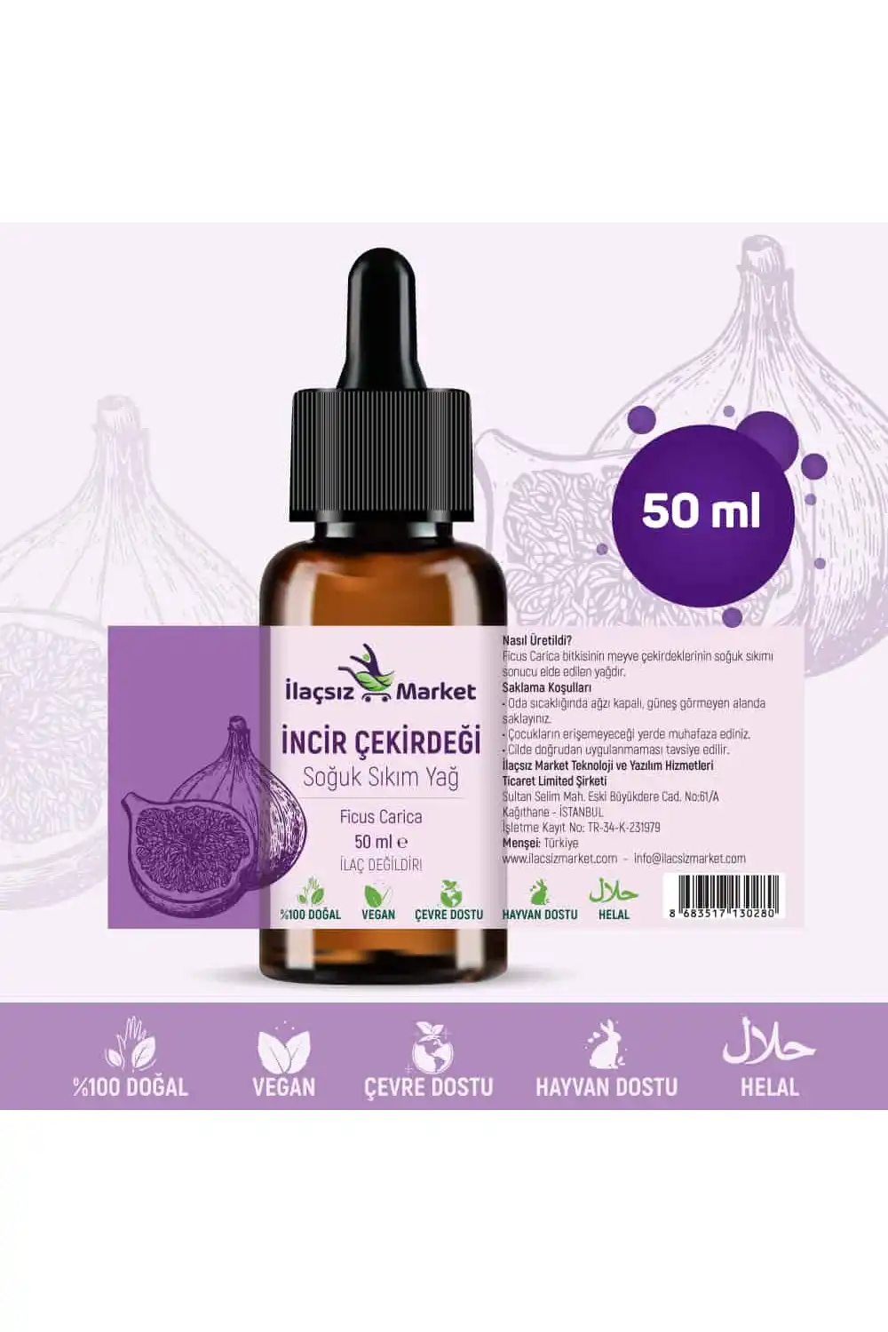 İncir Çekirdeği Yağı / 50 ml.