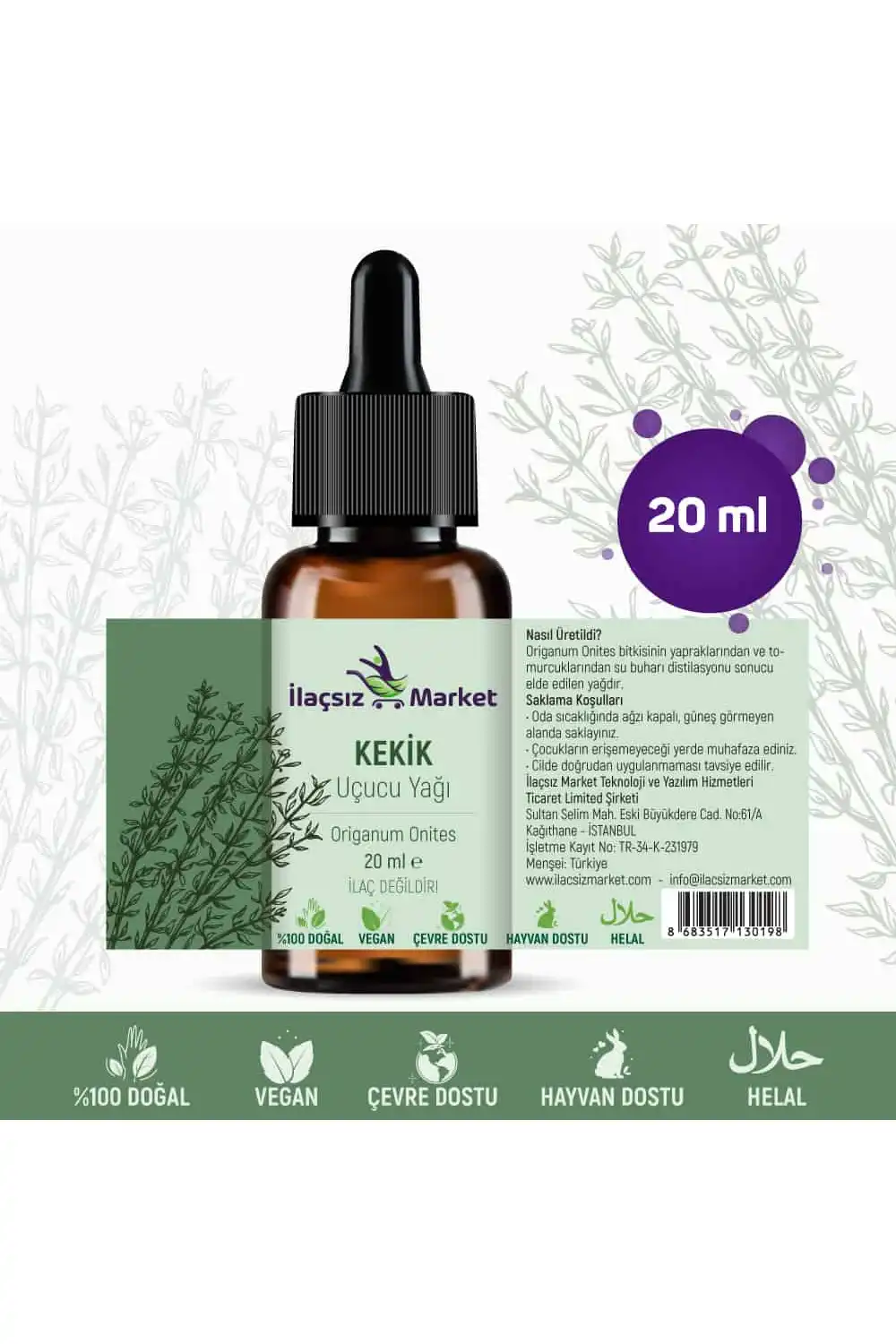 Kekik Yağı / 10 ml (Tıbbi)