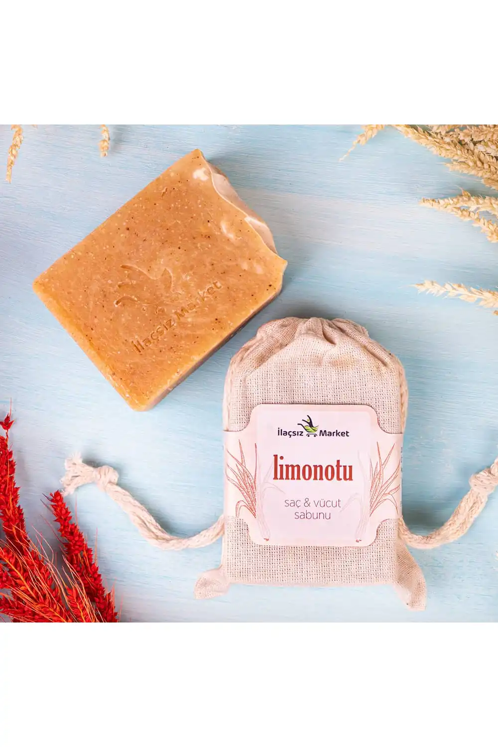 Limon Otu Sabunu Bitkisel Katı Şampuan / 120 gr.
