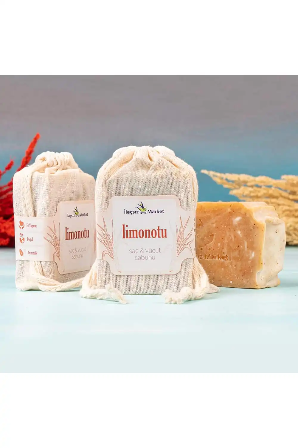 Limon Otu Sabunu Bitkisel Katı Şampuan / 120 gr.