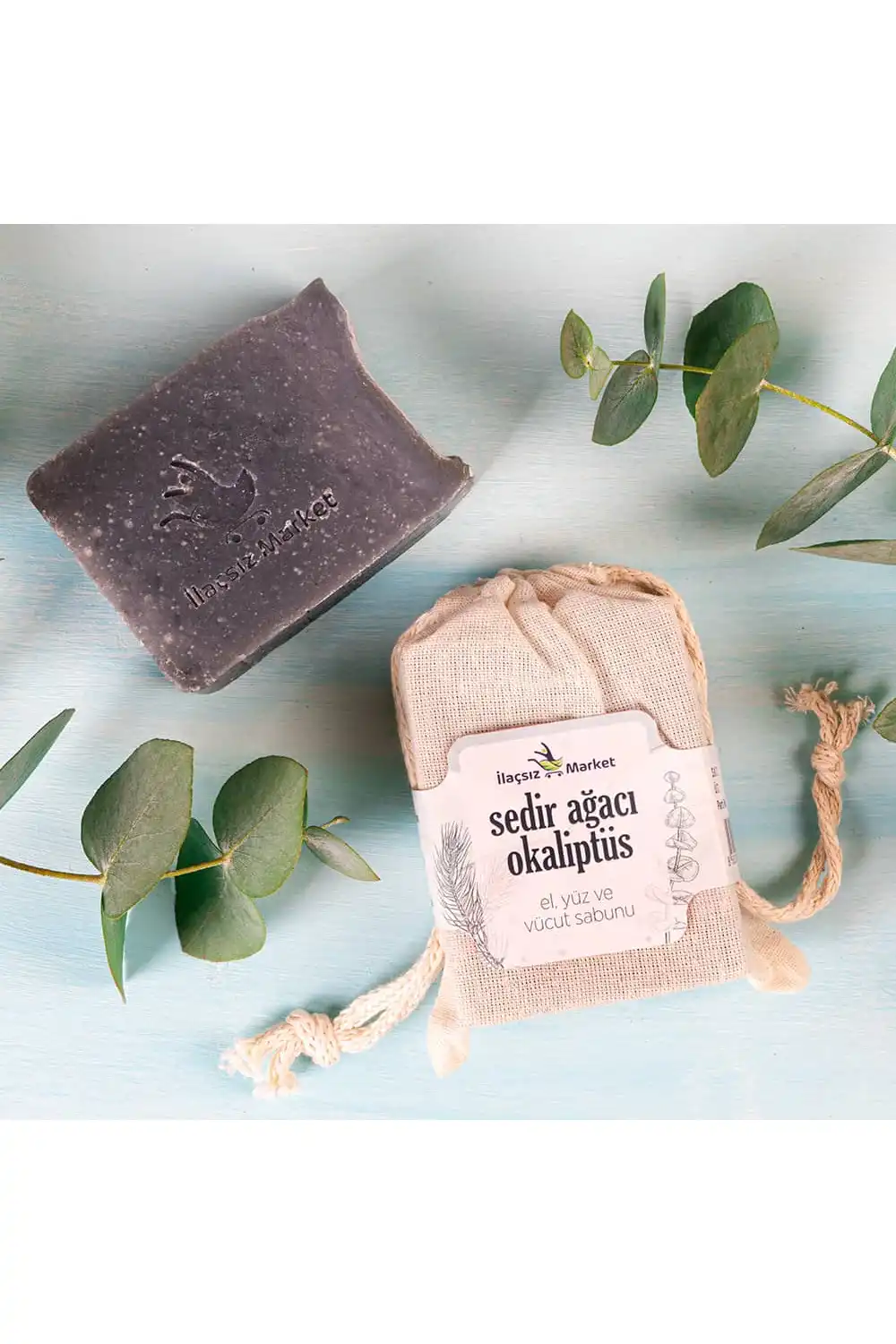 Sedir Ağacı - Okaliptüs Sabunu (Bitkisel Katı Şampuan) / 120 gr.
