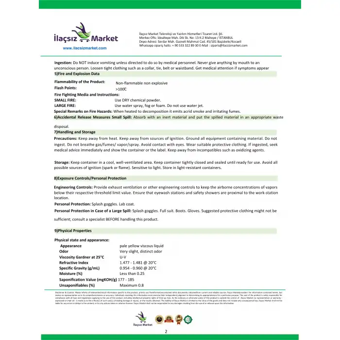 Hint Yağı / 100 ml. (HEXANSIZ)