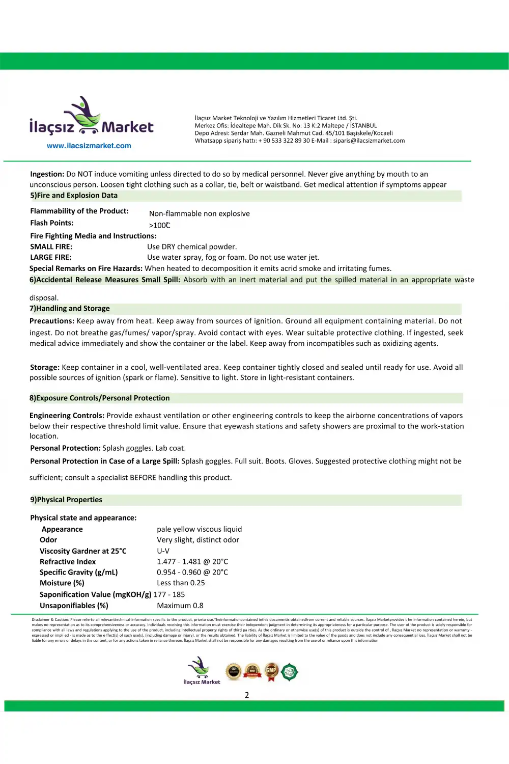 Hint Yağı / 100 ml. Soğuk Sıkım (HEXANSIZ)