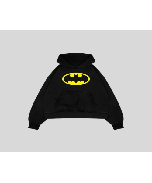 Batman 3 iplik Kalın Kışlık Hoodie