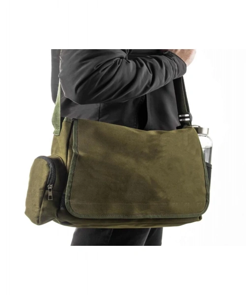 Bedliked Streetwear Unisex Yeşil Postacı Çantası