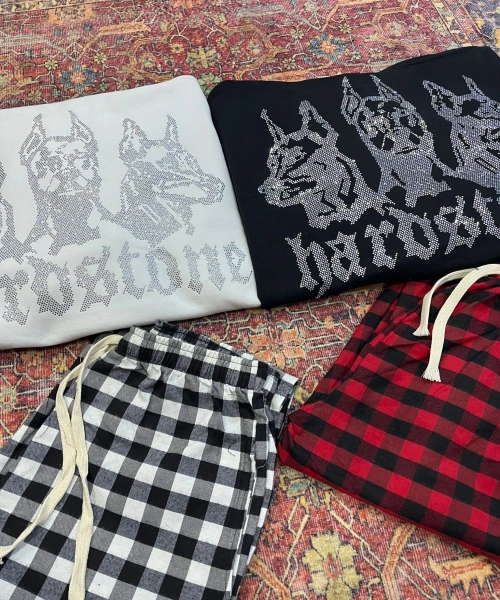 Beyaz Hardstone Parıltılı Taşlı Sweatshirt