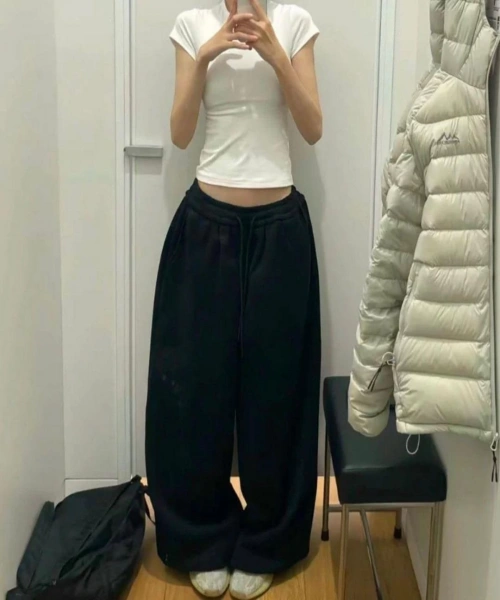 Bol Extra Salaş Model Siyah Eşofman Altı