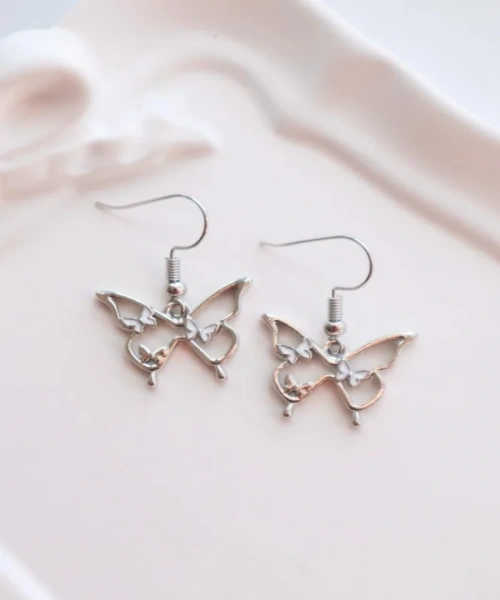 Butterfly Melting İthal Küpe