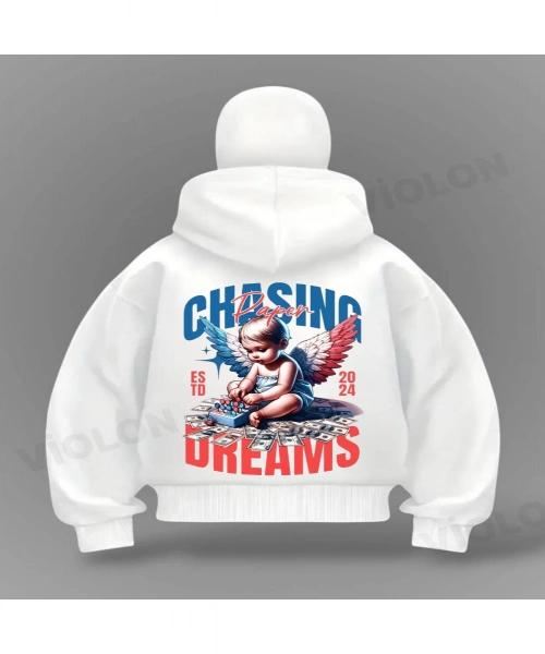 Chasing Dreams Detail Full Mask Oversize Hırka