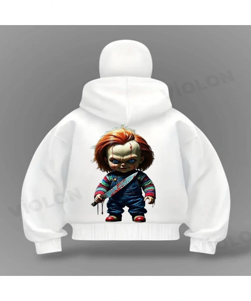 Chucky Detail Full Mask Oversize Hırka