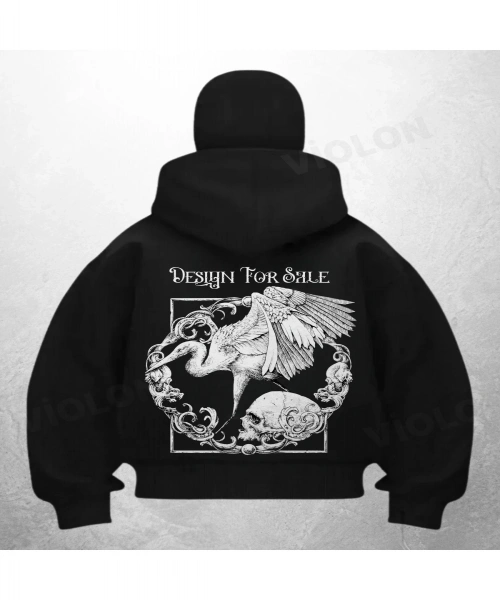 Design For Siyah Samuray Kar Maske Sweatshirt Hırka