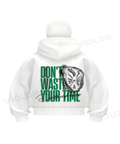 Dont Your Time Detail Full Mask Oversize Hırka