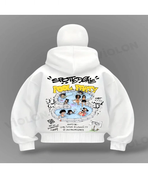 Graffiti Street Detail Full Mask Oversize Hırka