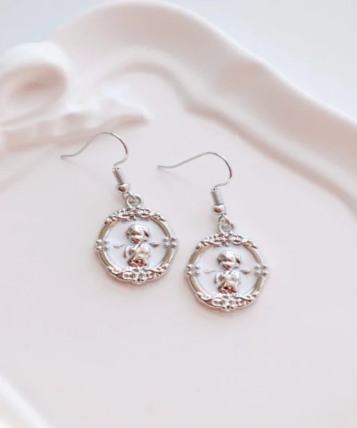 Gümüş Küçük Prens İthal Küpe