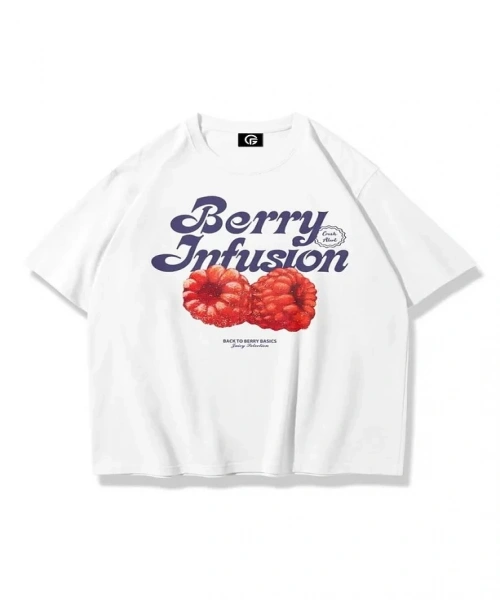 Kadın Berry Infusion Tshirt Beyaz