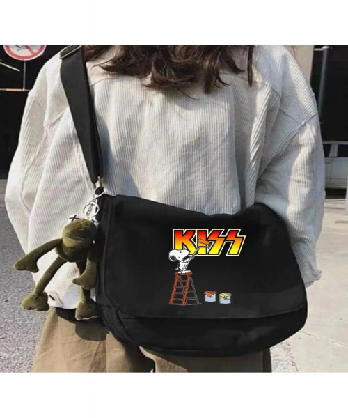 Kiss Siyah Postacı Çantası