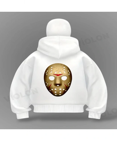 Mask Devil Detail Full Mask Oversize Hırka