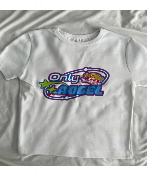 Only Angel Beyaz Crop