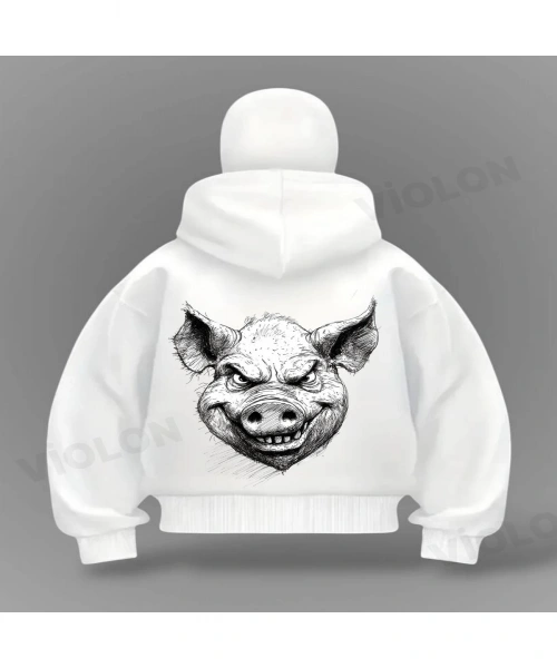 PIG Detail Full Mask Oversize Hırka