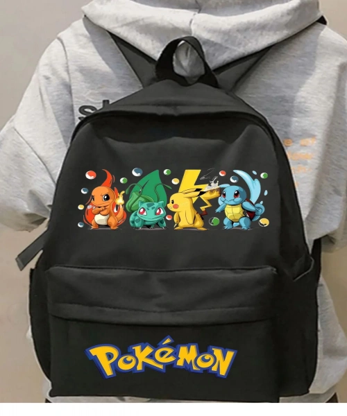 Pokemon Pikachu Baskılı Okul, Dershane, Kurs Sırt Çantası