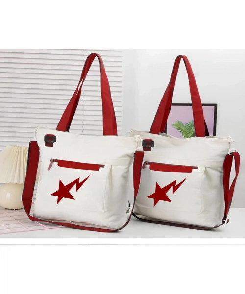 Red Lightning Kanvas Postacı Çantası