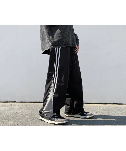 Retro Baggy siyah Gri Eşofman Altı