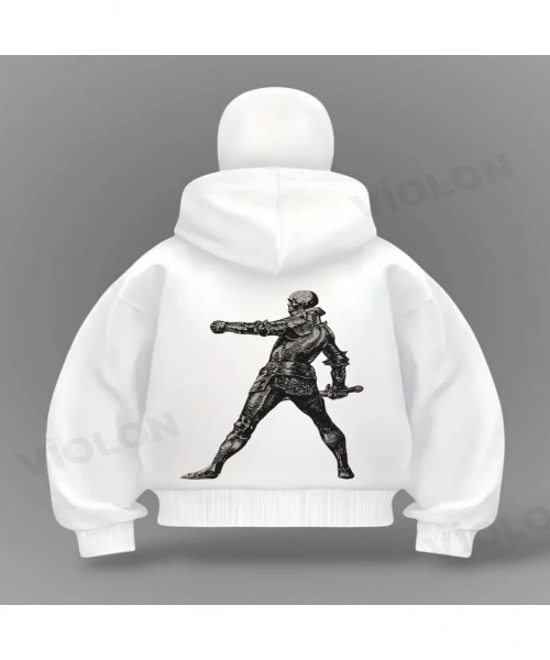 Soldiers Detail Full Mask Oversize Hırka