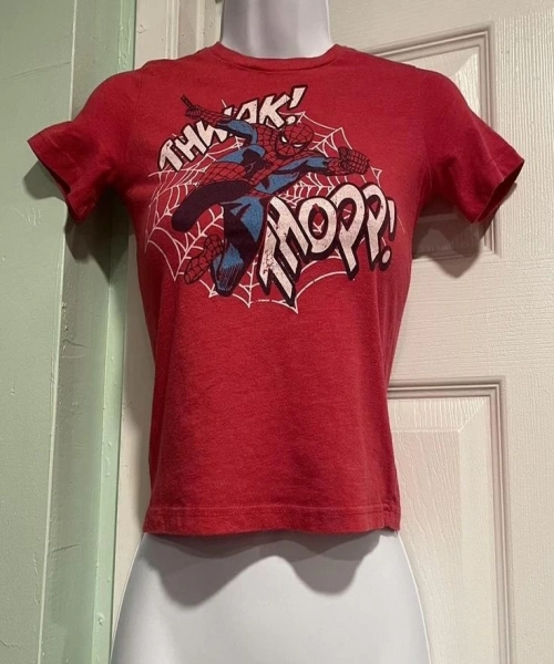 THWAK THOPP kırmızı spider crop top