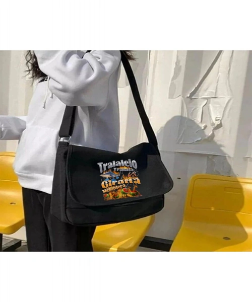 Tralalelo Giraffa Baskılı Unisex Postacı Çantası