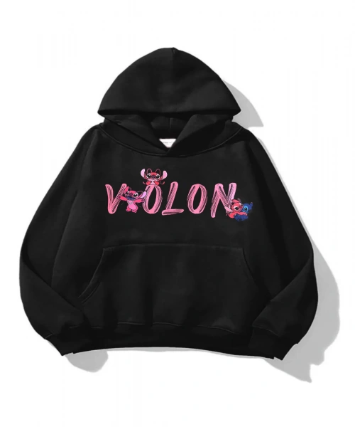 Violon Series Angel Baskılı Oversize Sweatshirt