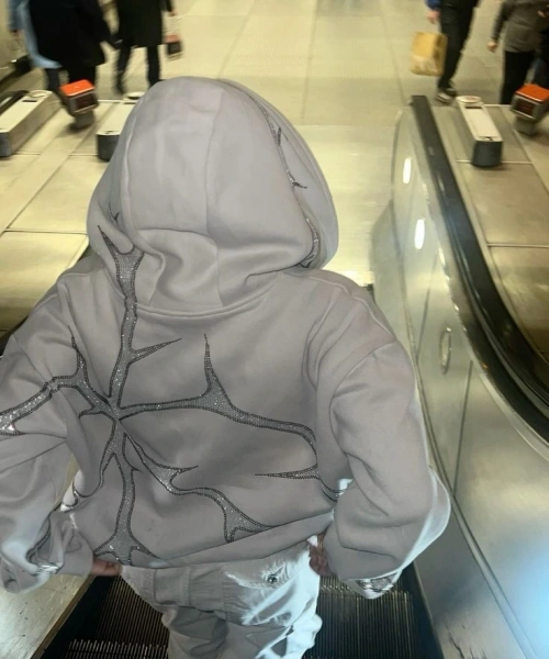 Crystal Web Taş Desenli Alt Üst Eşofman Takımı