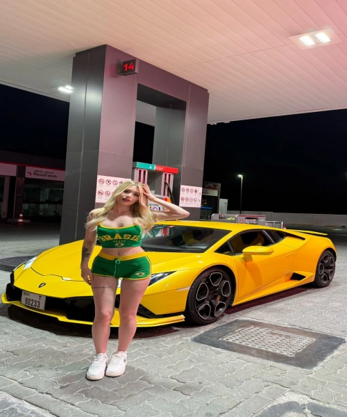 Yeşil Vintage Brasil Sarı Şeritli Crop Şort İkili Takım