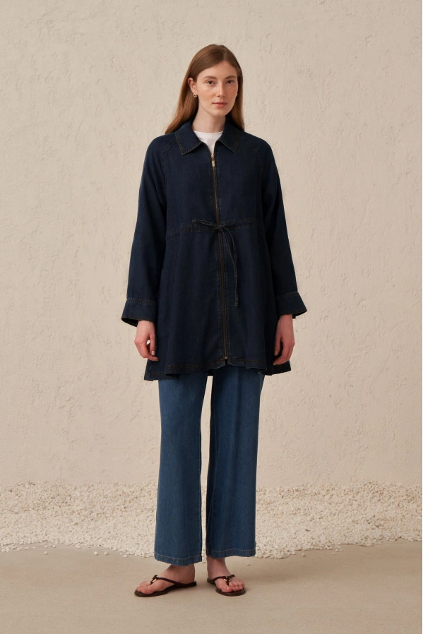 ALLDAY Tensel Denim Ceket K.MAVİ