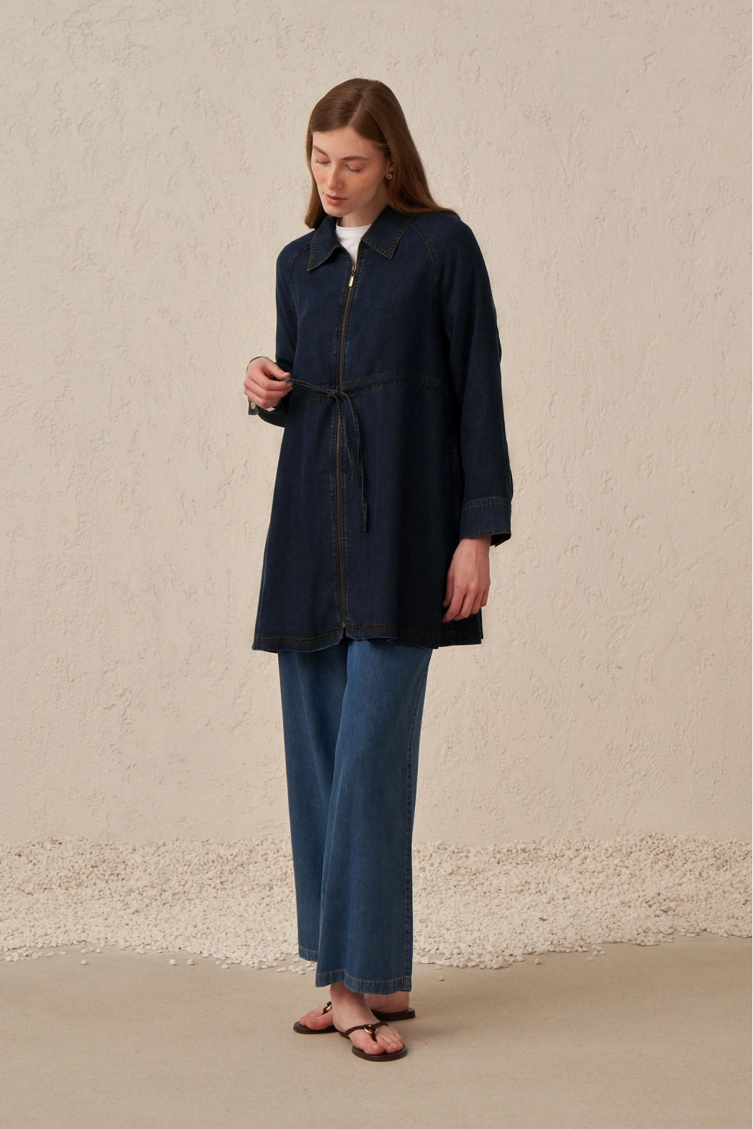 ALLDAY Tensel Denim Ceket K.MAVİ