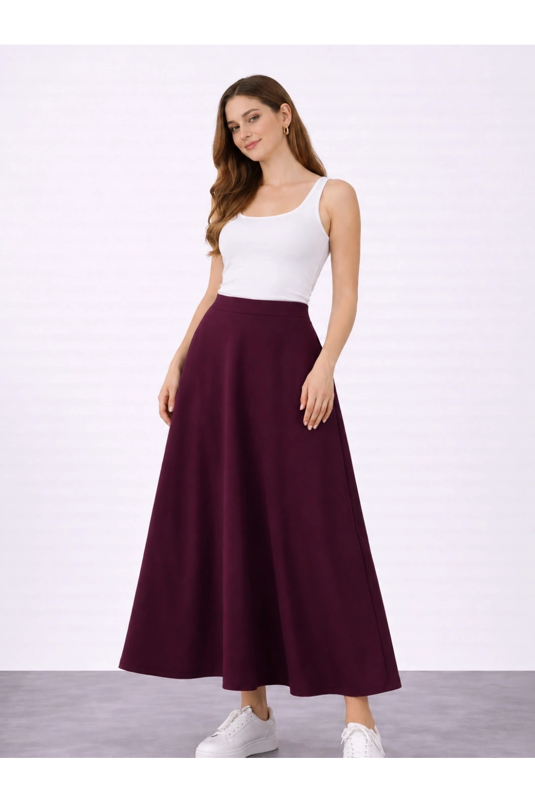 FELLİ BELİ LASTİKLİ YUMUŞAK DOKULU ÇAN ETEK MÜRDÜM