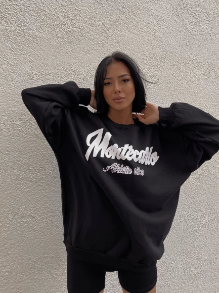 Athletic Sweatshirt - Siyah