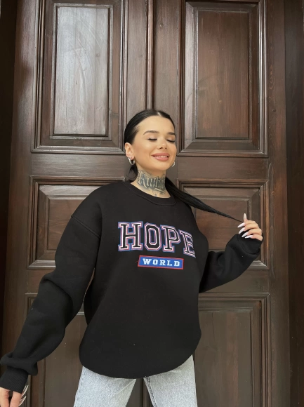 Hope Sweatshirt - Siyah