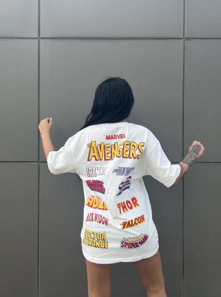 Marvel Tshirt- Beyaz
